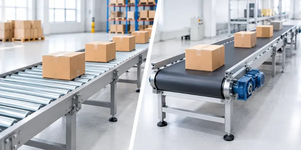 Roller Conveyor vs Belt Conveyor: Which Conveyor Is Best for Your Industry?
