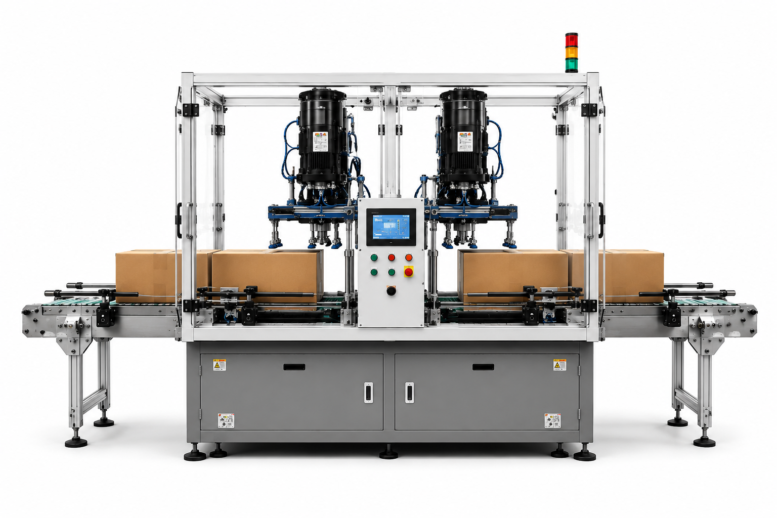 Twin Head Case Packer